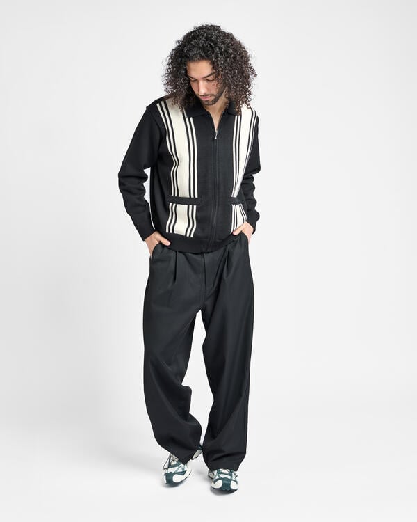 Obey OTIS PLEATED PANT | 142020270-BLK | AFEW STORE